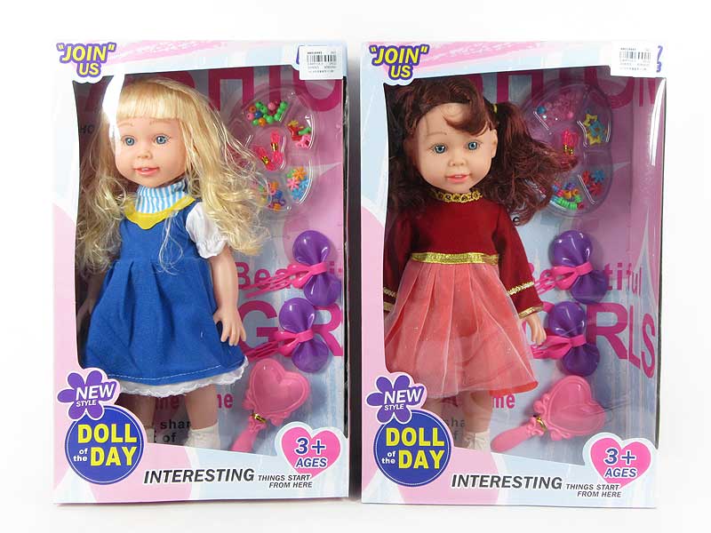 16inch Doll Set W/IC(2S) toys