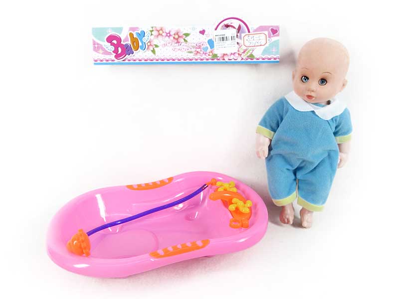 12inch Doll W/IC & Tub toys