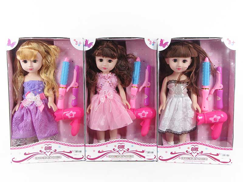18inch Doll Set W/M(3S) toys