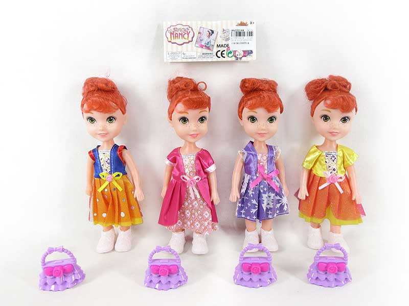 9inch Doll Set W/M(4S) toys