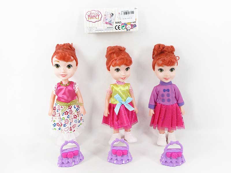 9inch Doll Set W/M(3S) toys