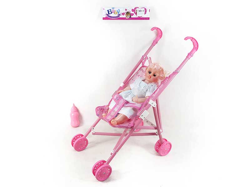 18inch Doll Set W/S & Go-cart toys