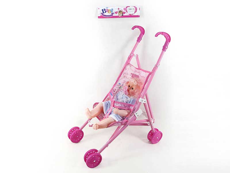 18inch Doll Set W/S & Go-cart toys