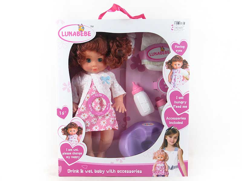 16inch Water Urination Doll W/S toys