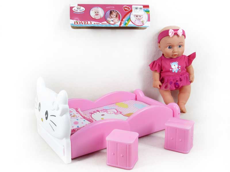 Doll W/S_IC & Baby Bed toys