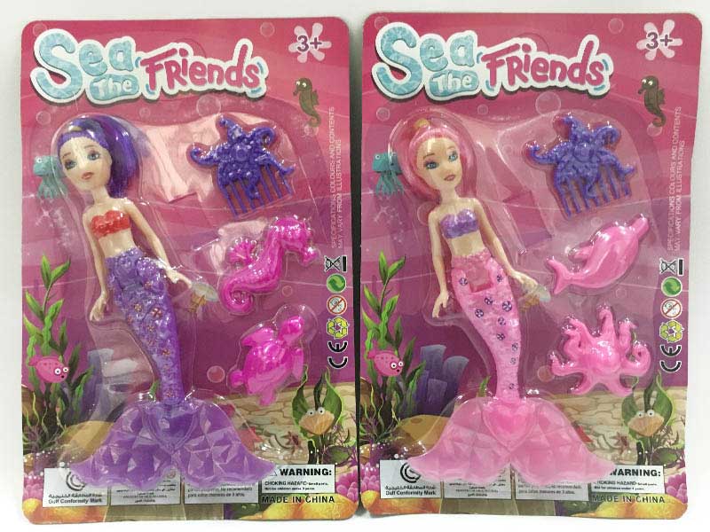 7.8inch Mermaid Set W/L(2C) toys