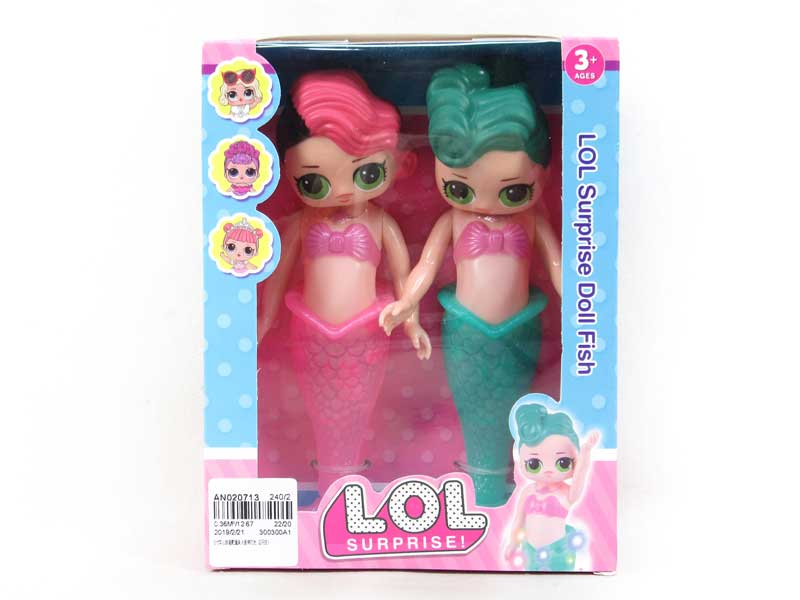 6inch Mermaid W/L(2in1) toys