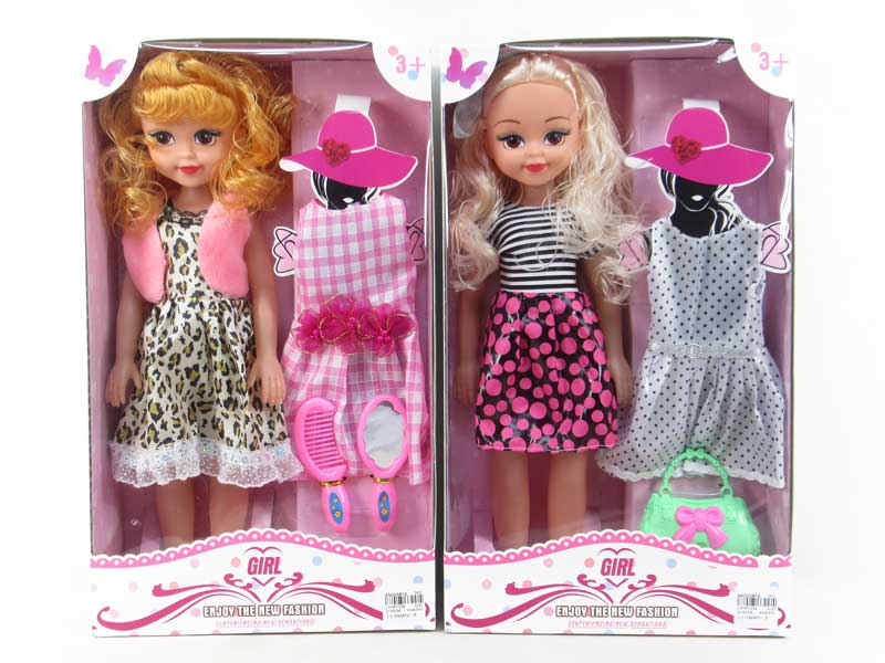 18inch Doll Set W/M(2S) toys