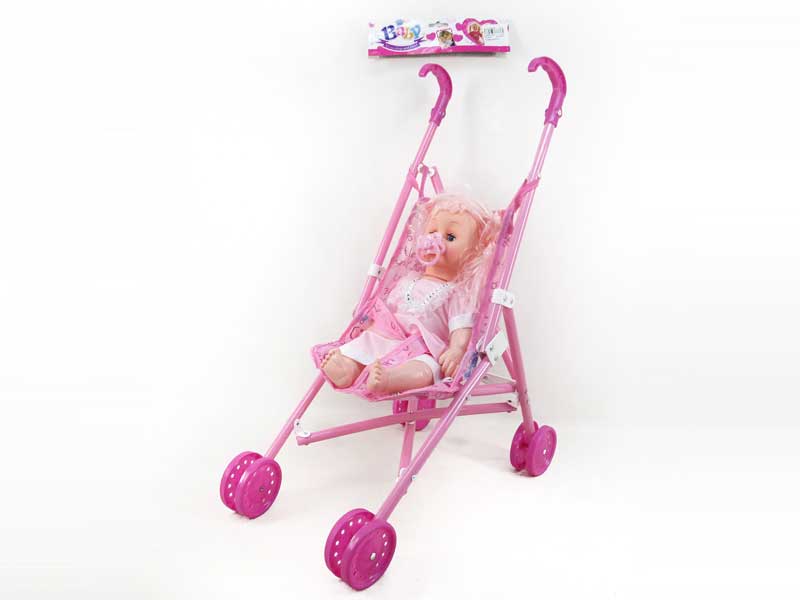 16inch Doll W/S & Go-Cart toys