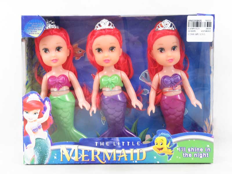 6inch Mermaid W/L(3in1) toys
