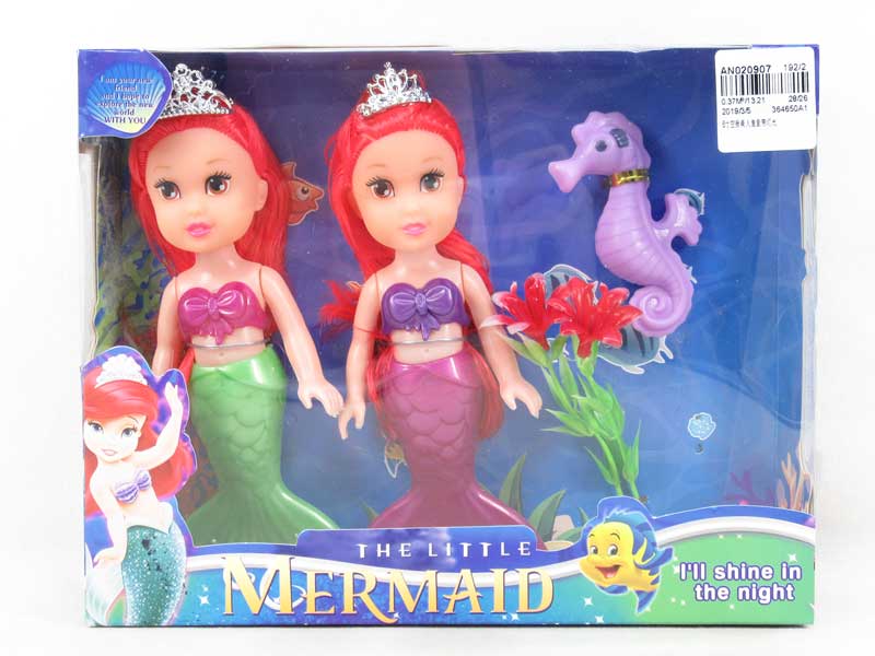 6inch Mermaid Set W/L toys