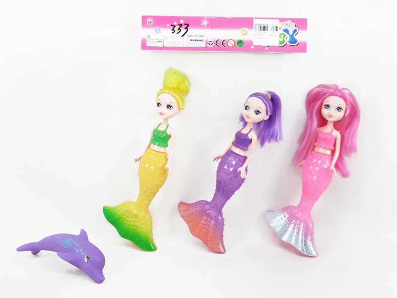 8inch Mermaid W/L(3in1) toys