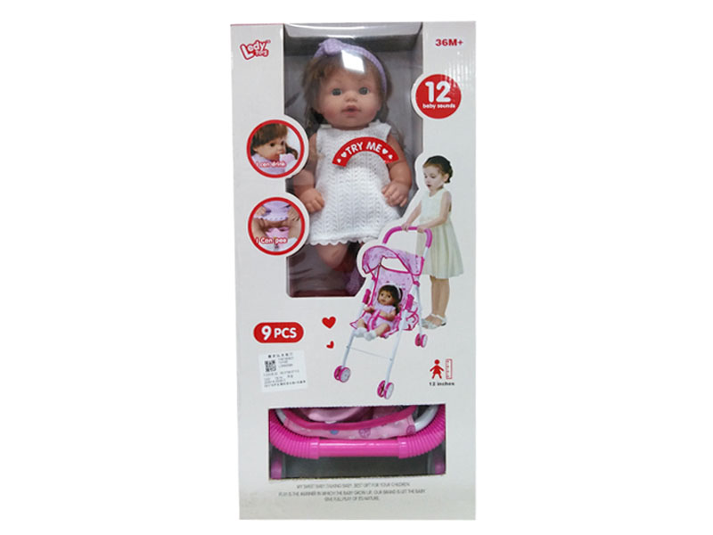 12inch Moppet Set W/IC toys