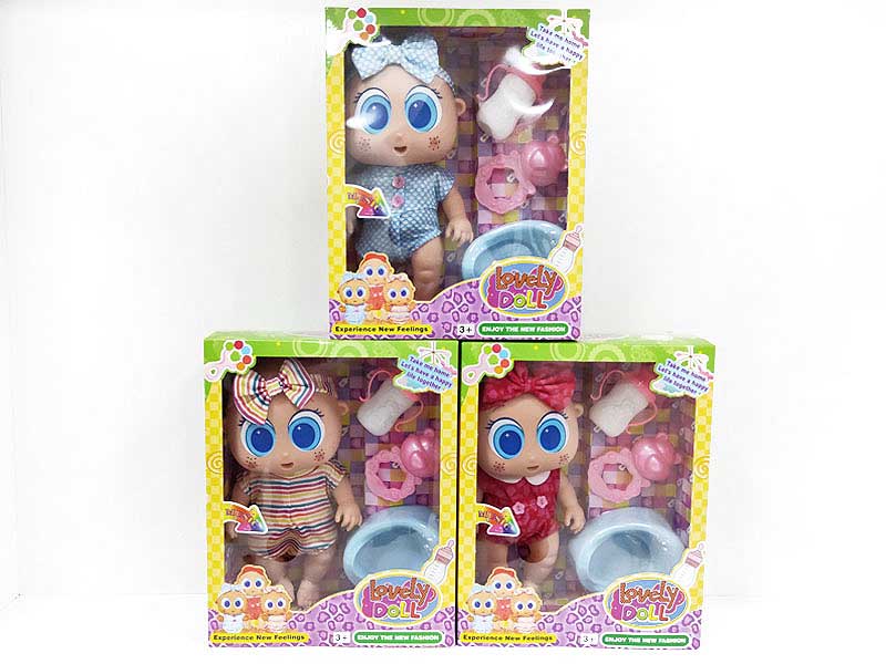 11inch Doll Set W/M(3S) toys