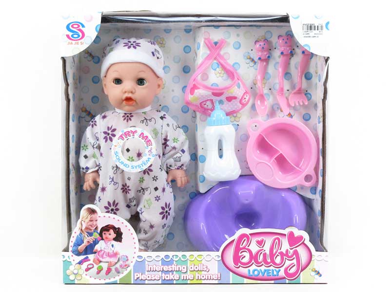14inch Doll Set W/S_IC(2C) toys