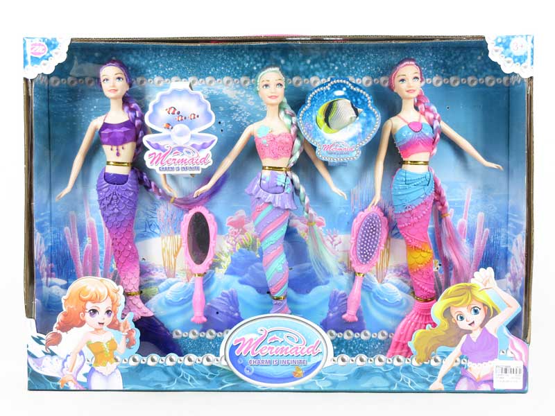 11.5inch Mermaid W/L(3in1) toys