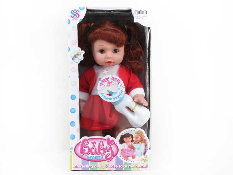 14inch Doll Set W/S(2C) toys