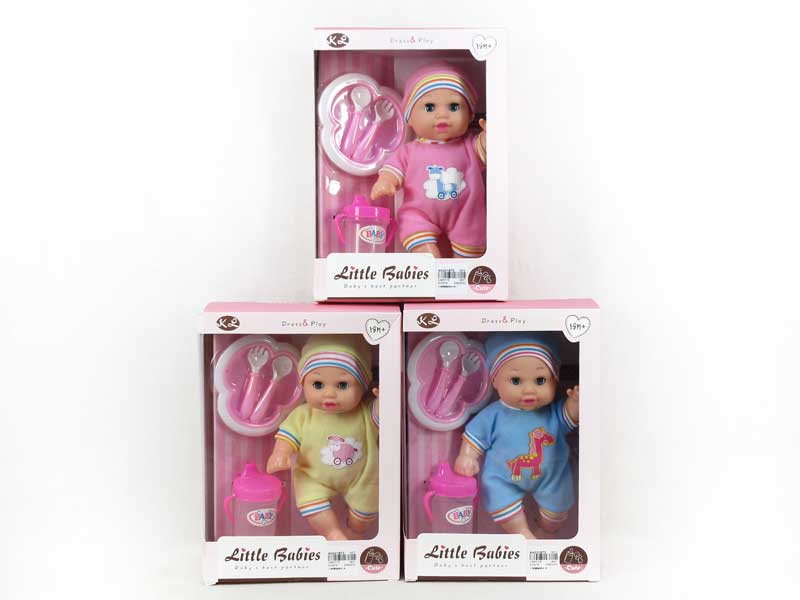 10inch Doll Set W/M(3C) toys