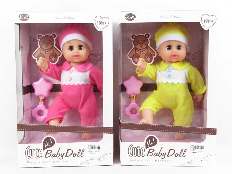 12inch Doll Set W/M(2C) toys