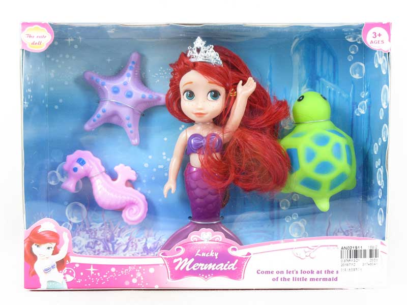 6inch Mermaid Set W/L toys