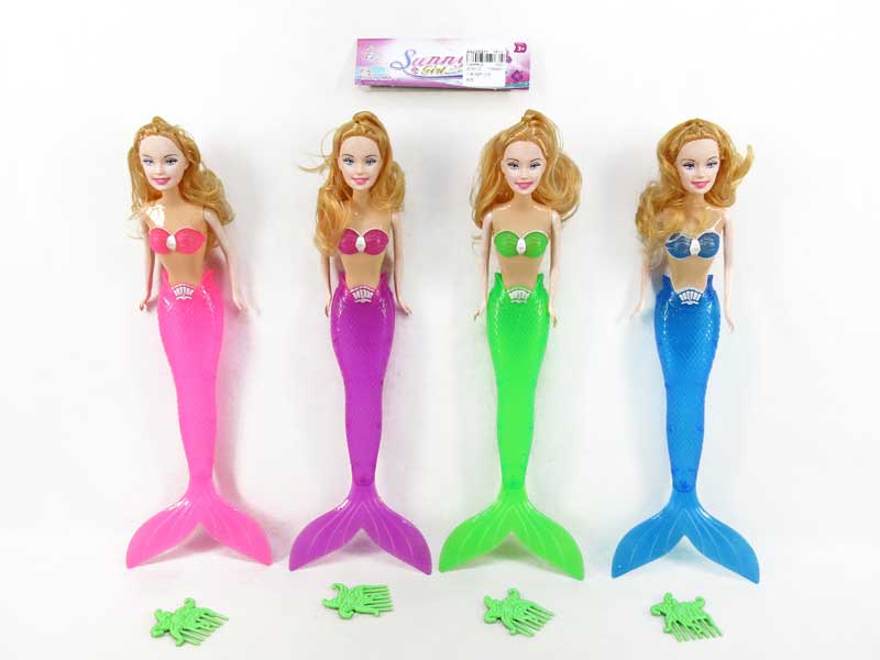 11inch Mermaid Set W/L(4C) toys