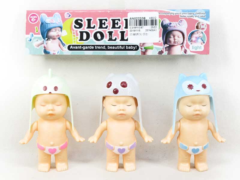 3.5inch Sleep Child W/L(3in1) toys