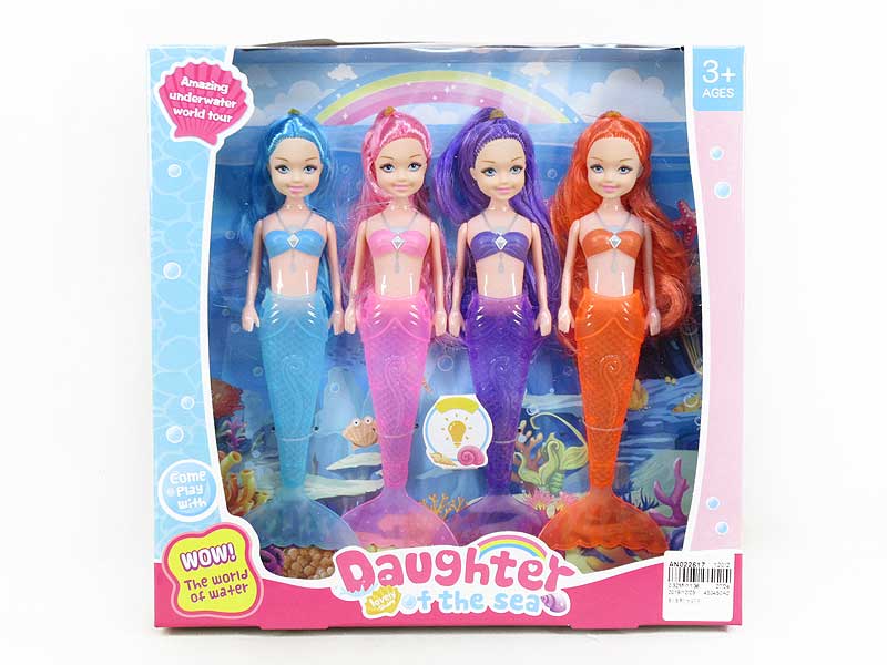 Mermaid W/L(4in1) toys