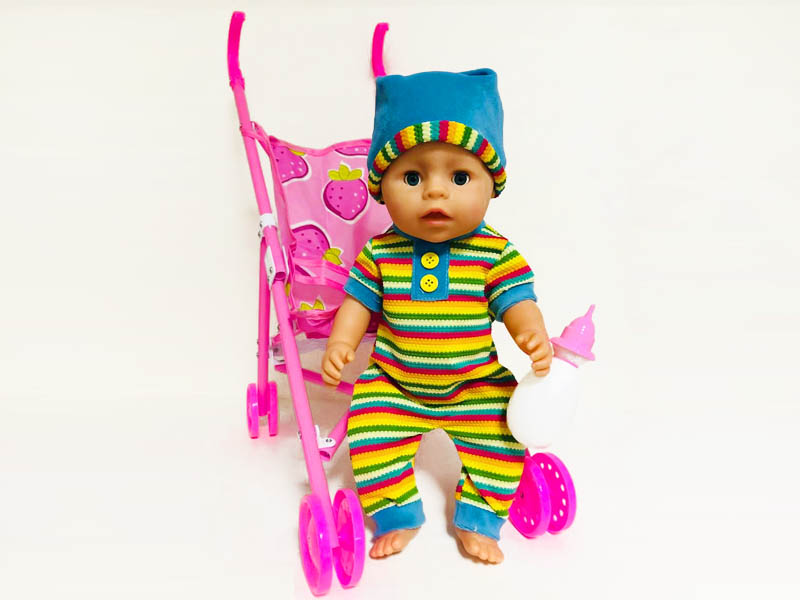 18inch Doll Set W/IC & Go-cart toys