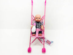 12inch Doll Set W/IC & Go-cart