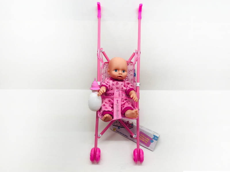 12inch Doll Set W/IC & Go-cart toys