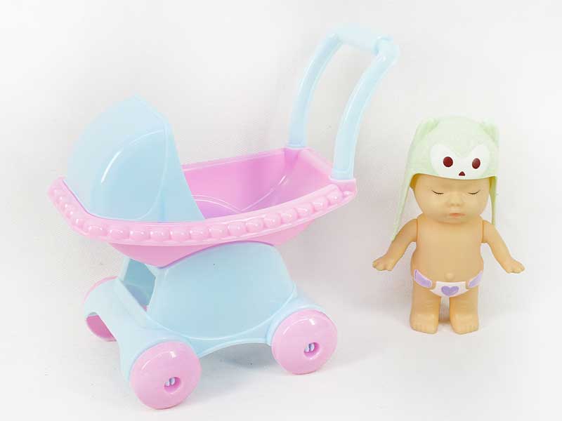 Doll W/L & Baby Car toys