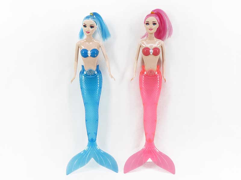 34cm Mermaid W/L(2in1) toys