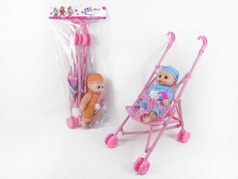 10inch Doll W/IC & Go-Cart toys