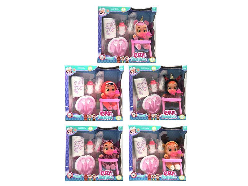 9inch Crying Baby Set WIC(5S) toys