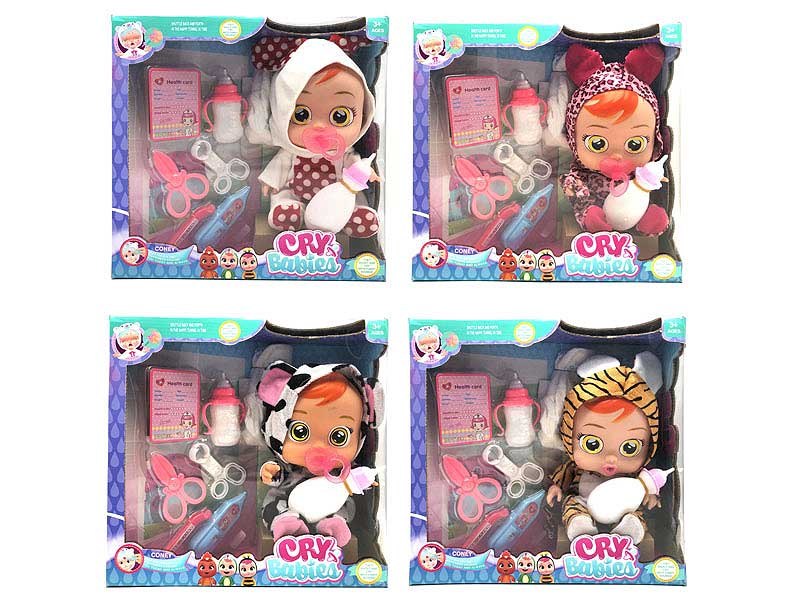 9inch Crying Baby Set WIC(4S) toys