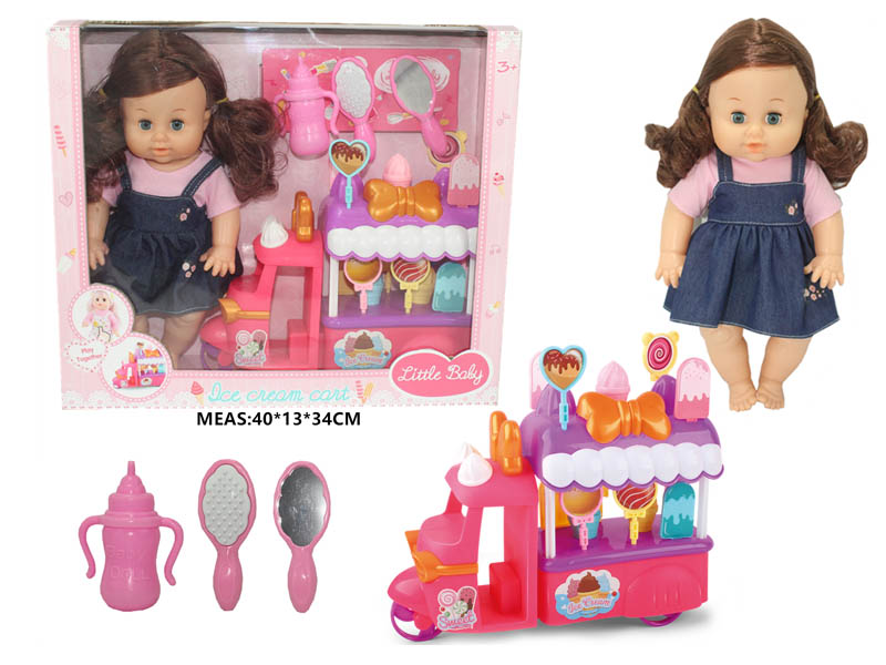 15inch Moppet W/IC & Cake Cart toys