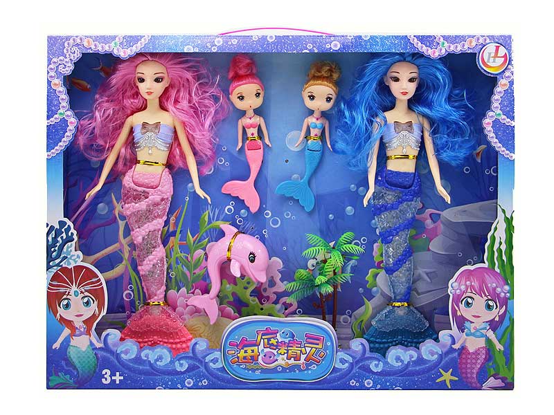 Mermaid Set W/L_M(2in1) toys