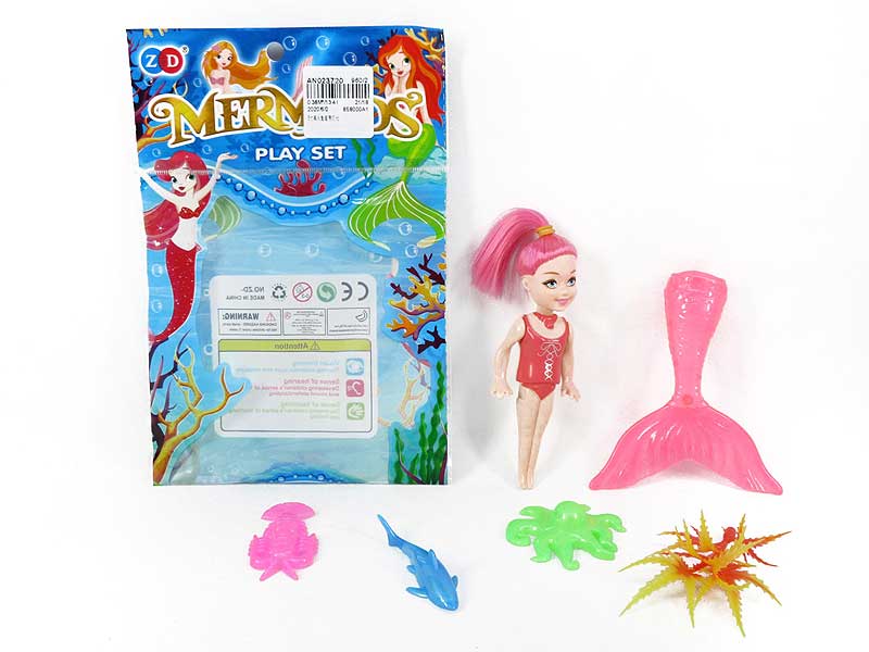 5inch Mermaid Set W/L toys