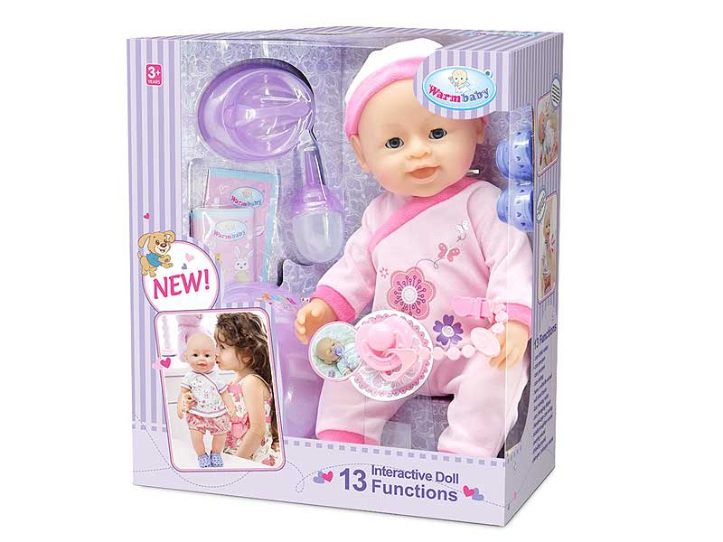 16inch Touch Interactive Doll W/IC toys