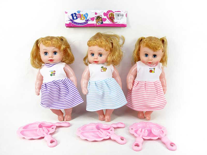 12inch Doll Set W/IC(3S) toys