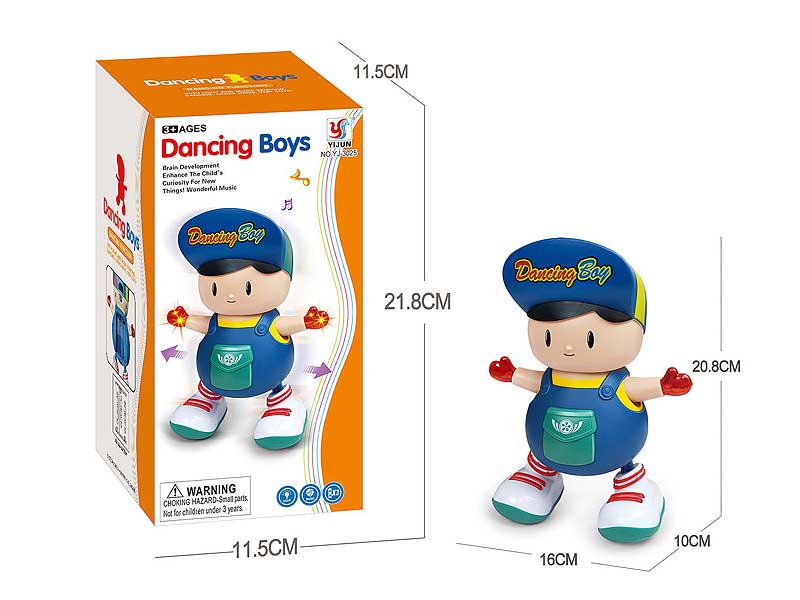 B/O Dance Boy W/L_M toys