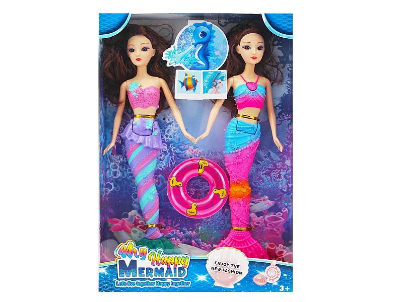 12inch Mermaid Set W/L(2in1) toys