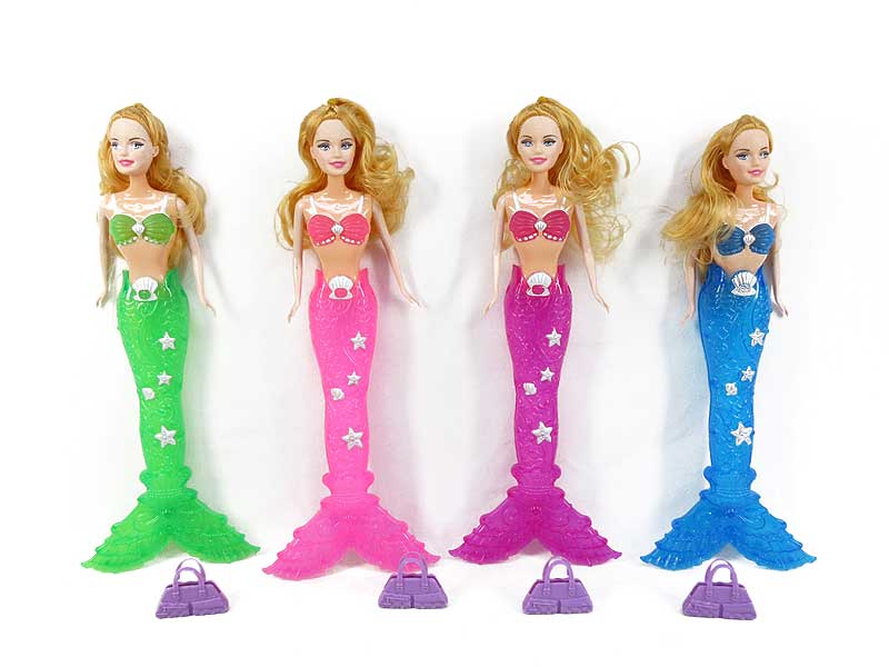 11.5inch Mermaid Set W/L(4C) toys