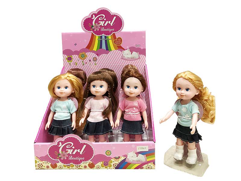 9inch Beauty Girl W/IC(12in1) toys