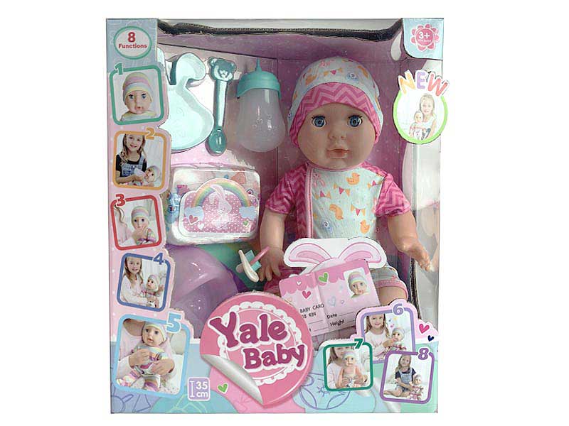 35CM Touch Sensitive Doll Set toys