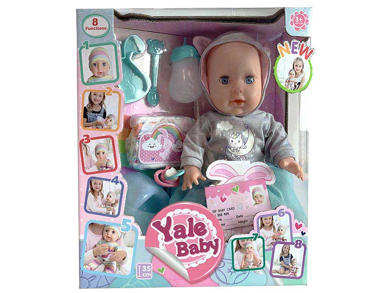 35CM Touch Sensitive Doll Set toys