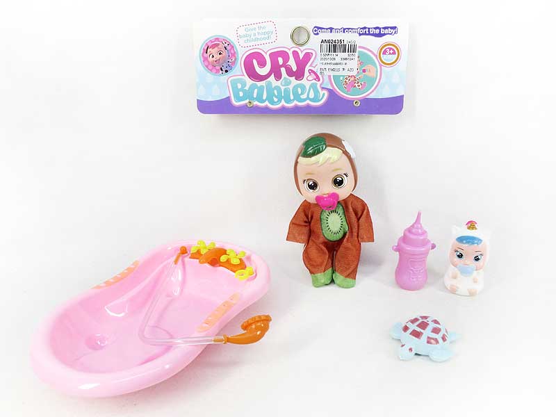5inch Crying Baby Set W/M(8S) toys