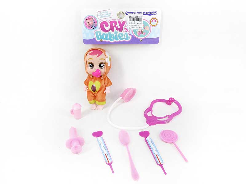 5inch Crying Baby Set W/M(6S) toys