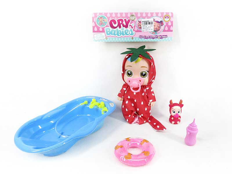 8inch Crying Baby Set W/IC(6S) toys