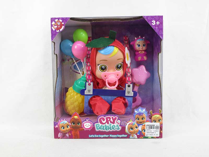 8inch Crying Baby Set W/IC(6S) toys